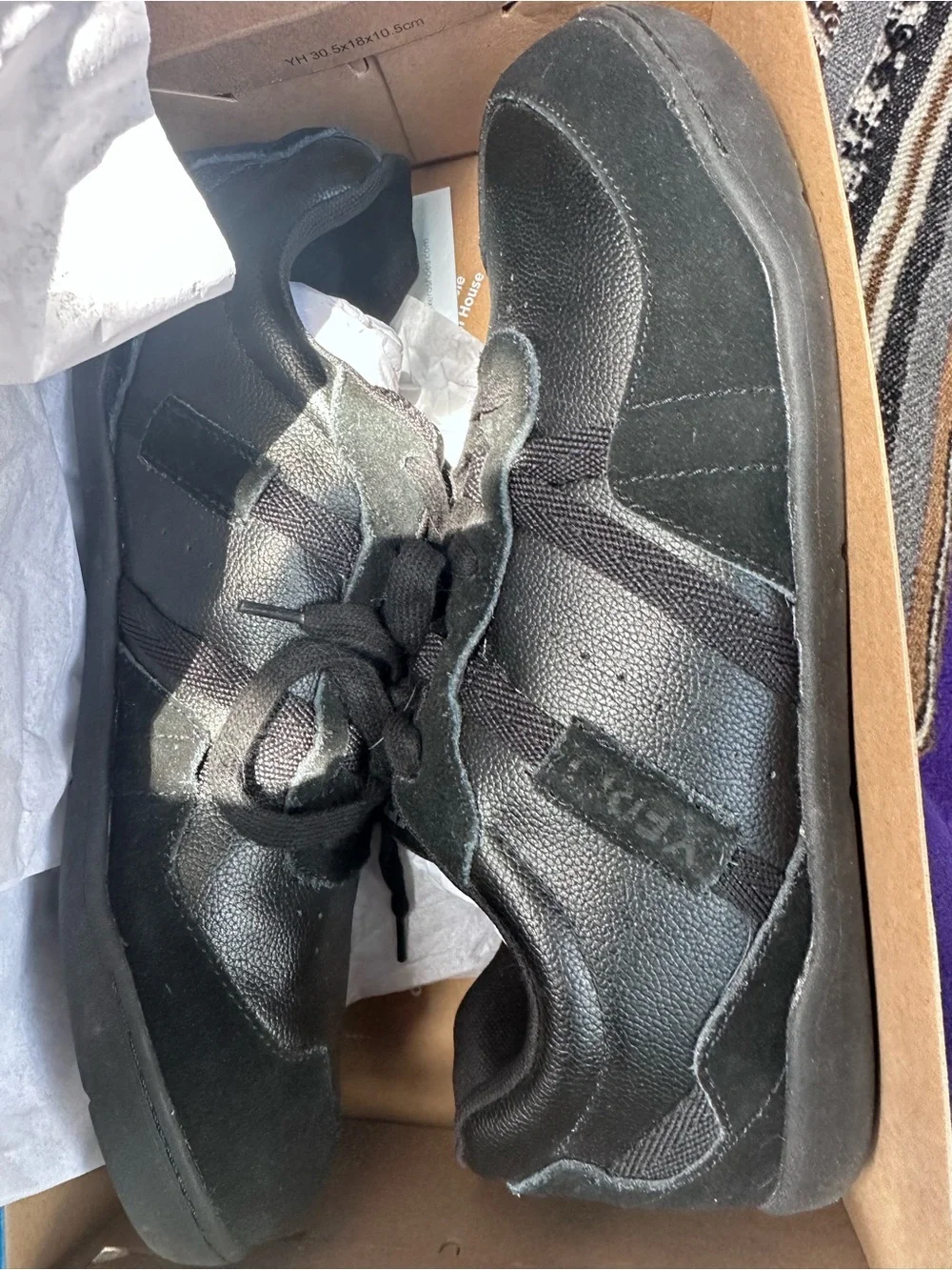 Xero Shoes Kelso Men's Black Leather Sneakers - Size 9.5 USA